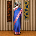 Kashlure Lime Green Banarasi Jacquard Silk Saree