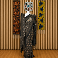 Kashmiri Jamawar Silk Black Saree by Kashlure