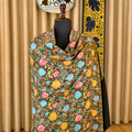 Black Kashmiri Floral Jamawar Stole | Kashlure
