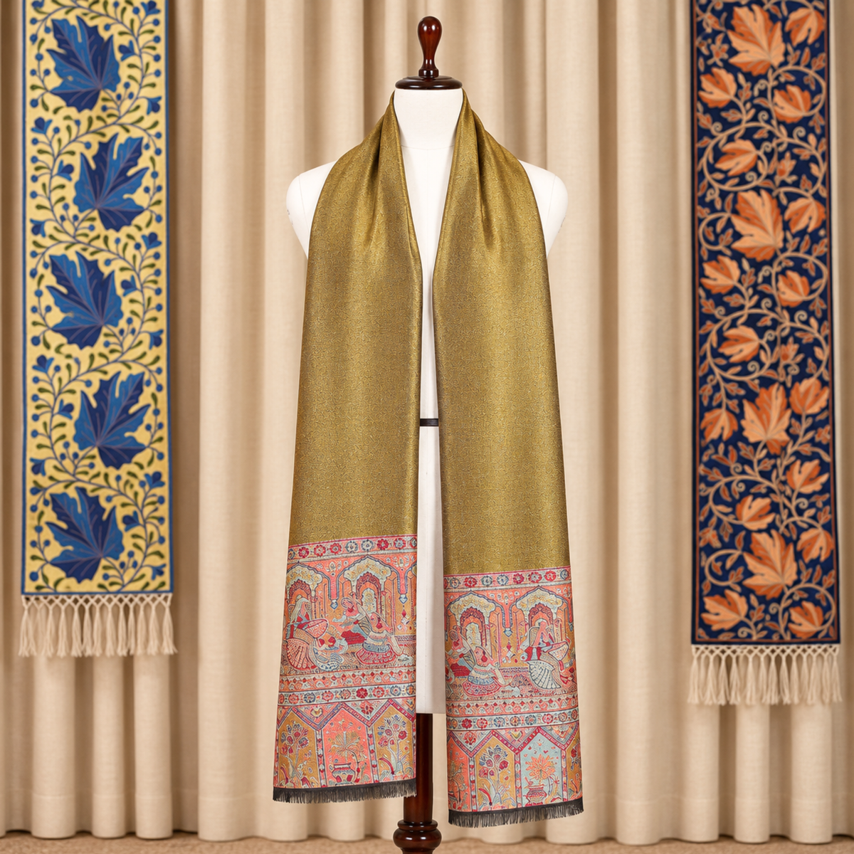 Kashlure Self design stole
